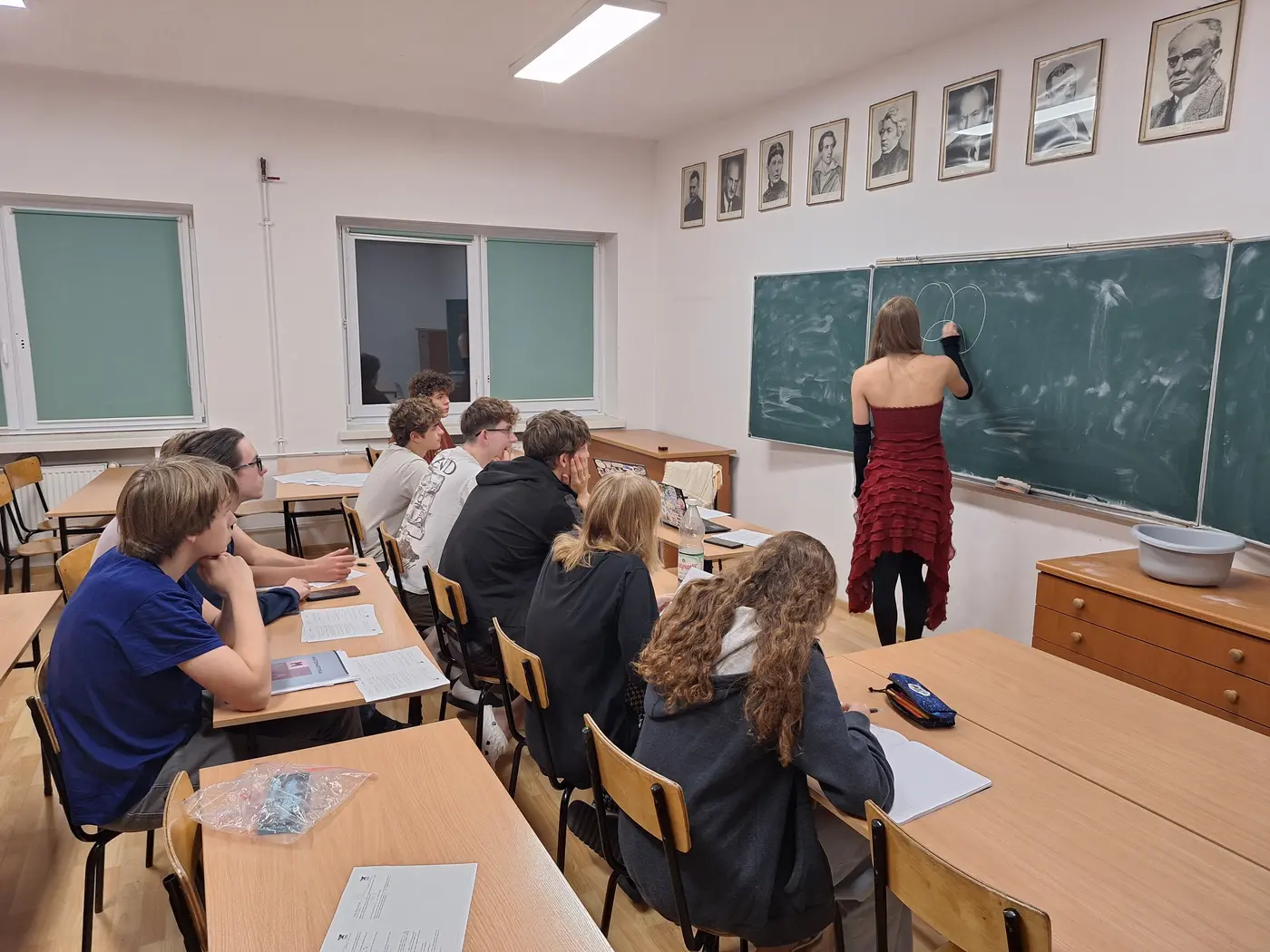 Omówienie zadania z geometrii podczas V Warsztatów Matematycznych